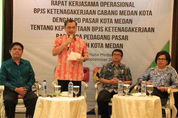PD Pasar dan BPJS Ketenagakerjaan Gelar Rapat KSO