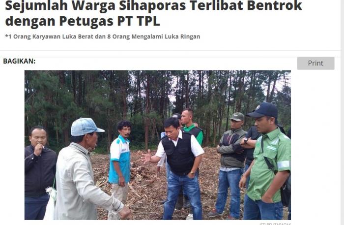 Usut Tuntas Tindakan kekerasan Terhadap Anak dan Dua Warga Lainnya yang Dilakukan Oleh Pihak PT TPL