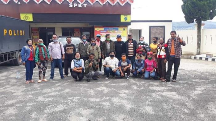 Masyarakat Adat Keturunan Op Panggal Manalu Laporkan TPL Tuduhan Perusakan