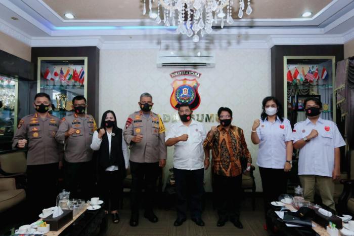 Terima Audiensi DPP KMDT, Kapolda Sumut Dukung Program Menciptakan SDM Unggul Kawasan Danau Toba