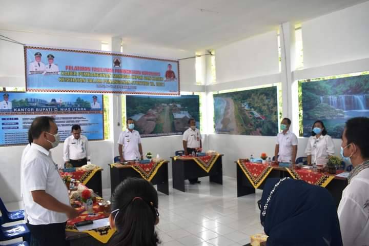 Yusman Zega Buka Secara Resmi Pelatihan  Kader Pembangunan Manusia Dan Kader Kesehatan Penanganan Stunting TA 2021