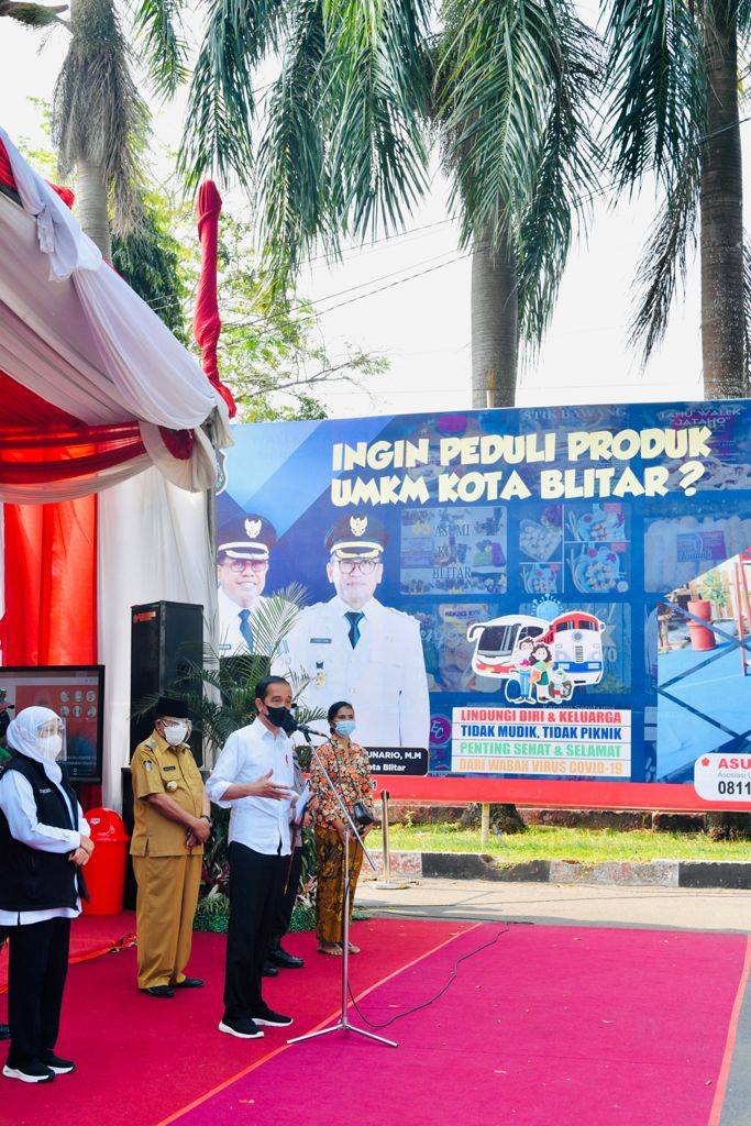 Presiden Jokowi Apresiasi Antusiasme Masyarakat Ikuti Program Vaksinasi Covid-19