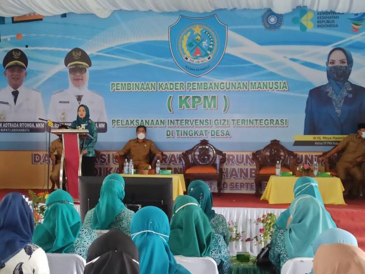 Ketua TP. PKK Kabupaten Labuhanbatu Menghadiri Pembukaan Pembinaan Kader Pembangunan Manusia