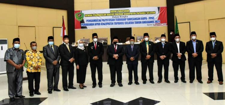KUA PPAS Perubahan APBD Tapsel Ditetapkan Menjadi Rp.1.381.228.244.753
