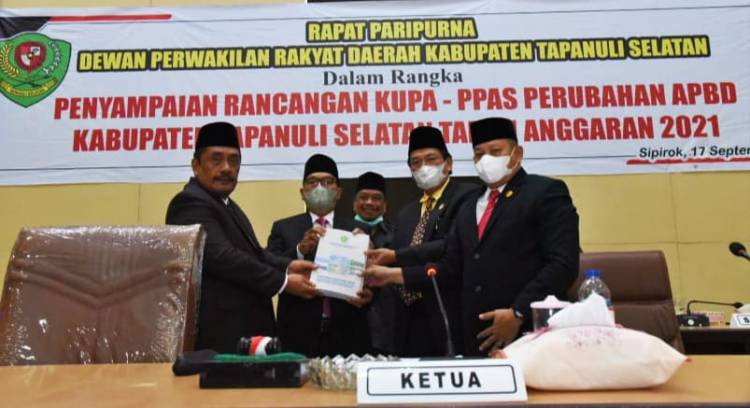 KUA PPAS Perubahan APBD 2021, Pendapatan Tapsel Meningkat 4,61 Persen