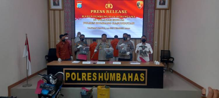 Polres Humbahas Tangkap Pelaku Pembunuhan di Sampean Doloksanggul
