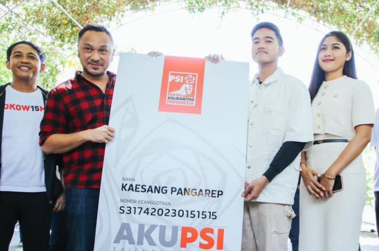 Gabung PSI, Kaesang Salip Gibran dan Bobby
