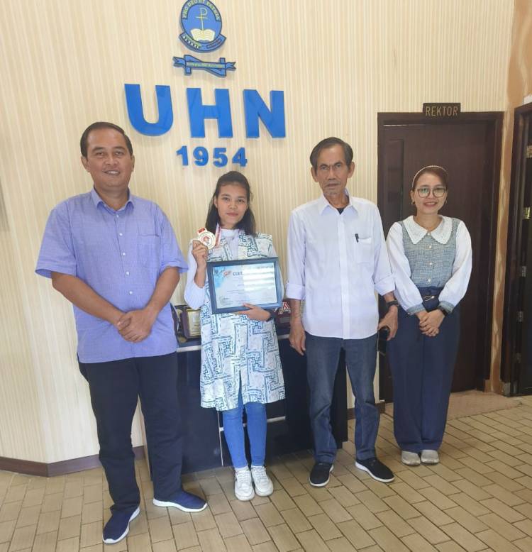 Sartika Hutauruk Atlet Taekwondo UHN Medan Raih Medali Emas di Yogyakarta Taekwondo Internasional Championship