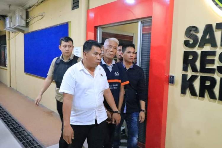 FS Rambut Putih, Suami Wakil Bupati Labuhanbatu Resmi Ditahan Poldasu dan Satreskrim Polres Labuhanbatu