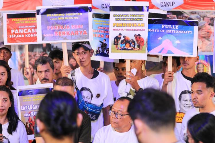 Ketua Relawan DPD Sumut Jauli Manalu SH Hadiri Acara Deklarasi CAKEP