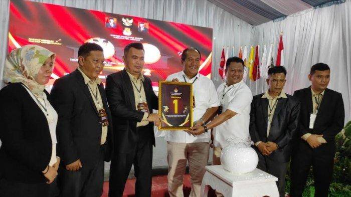 Melawan Kotak Kosong, Pasangan Taufik-Rianto Kantongi Nomor 1