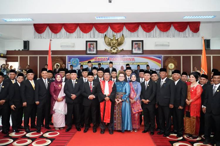 45 Anggota DPRD Kabupaten Labuhanbatu Masa Jabatan 2024-2029 Resmi Dilantik