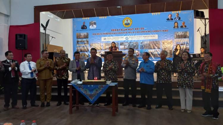 Perayaan HUT ke-55 MPKW Sumut-NAD Sukses, Saatnya Yayasan Pendidikan Kristen Bangkit
