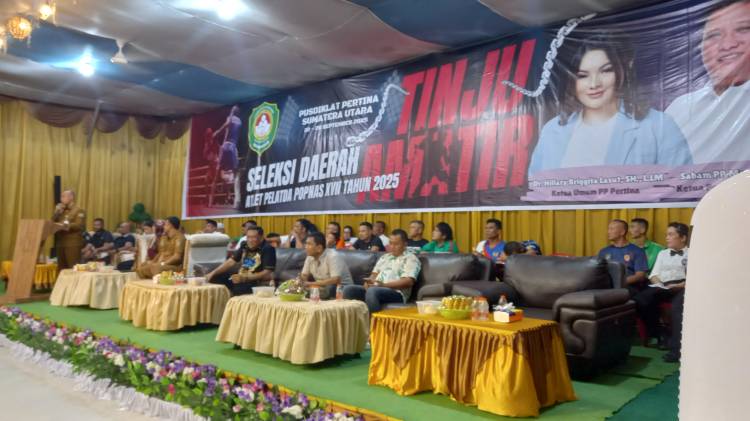 Buka Selekda Popnas Tinju, Kadispora Apresiasi Pengprov Pertina Sumut