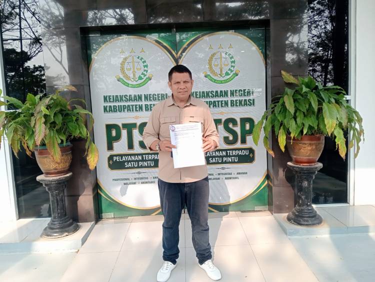GPMP Laporkan Dugaan Pengelolaan TKD Desa Pusaka Rakyat ke Kejari Kabupaten Bekasi, Minta Kepala Desa Diperiksa