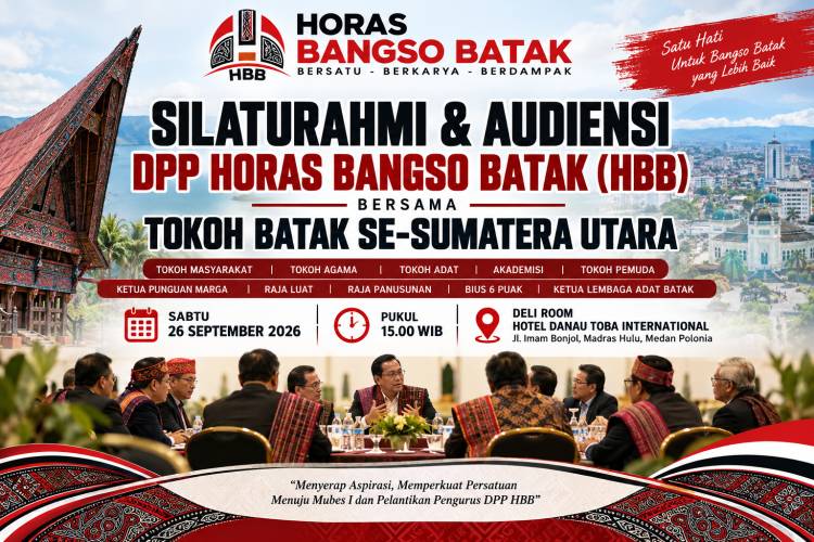 DPP HBB Gelar Silaturahmi dengan Tokoh Batak Sumut, Serap Aspirasi Jelang Mubes I