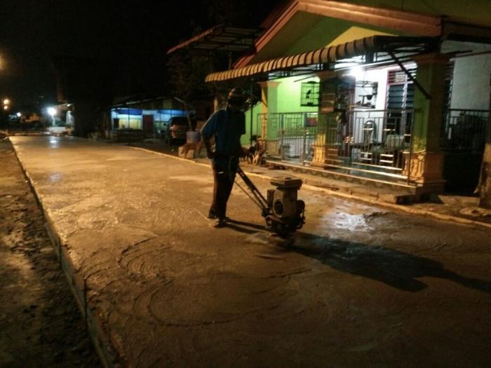 Dinas PU Perhatikan Kualitas Pembetonan Jalan
