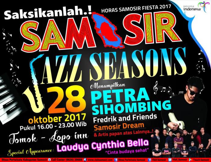 Menikmati Danau Toba dengan Alunan Musik Samosir Jazz Season 2017