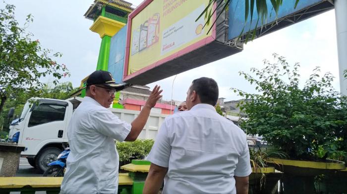 Ir Akhyar Nasution Tinjau Batas Kota di Kampung Lalang