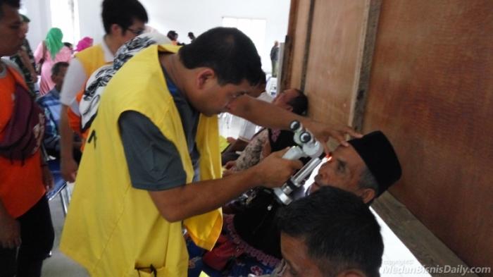 Targetkan 1100 Mata, Tambang Emas Martabe Gelar Operasi Katarak Gratis