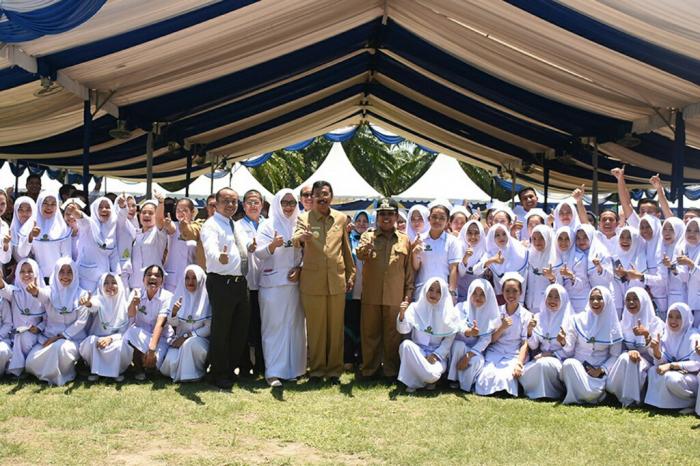 Pencanangan Germas di Deli Serdang dan Serdang Bedagai