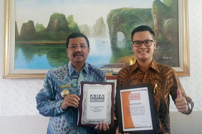 Raih Rekor Asia, Albert Masli Dapat Pujian Dari Gubernur Sumut