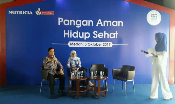 Nutricia Sarihusada Kampanye "Pangan Aman, Hidup Sehat" di Medan