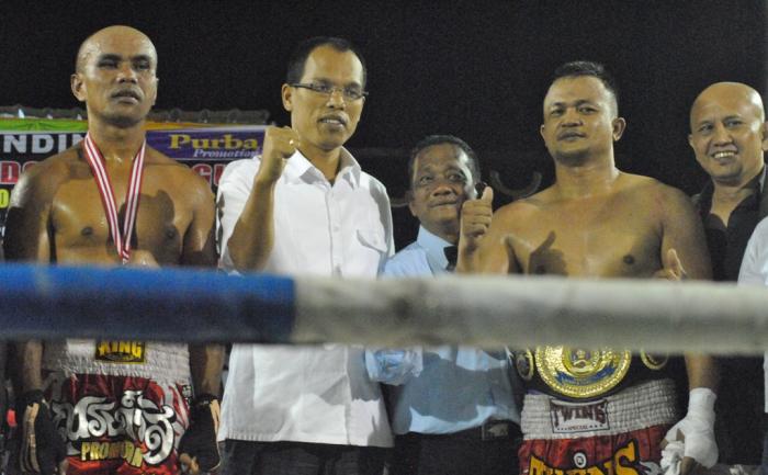 KTI Gelar Tinju di Humbahas, Ramli Pasaribu Pertahankan Gelar Juara Nasional