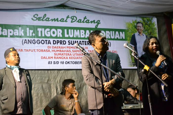 Anggota DPRD-SU Ir Tigor Lumbantoruan Reses di Kecamatan Lintong Nihuta Kabupaten Humbang Hasundutan