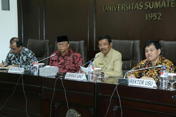 Rembuk Nasional di USU, Gunernur : LHK Serta Pertanahan Perlu Diatur Secara Khusus
