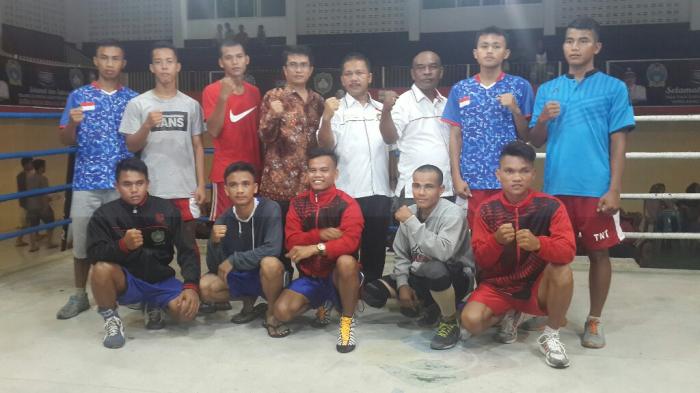 Babak Penyisihan Kejurda Tinju Amatir Piala Gubsu Berlangsung Sengit