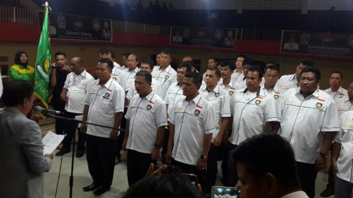 Pengprov Pertina Sumut Dilantik, Ketua Umum Romein Manalu