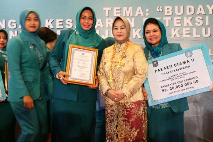Sumut Sabet 4 Juara Lomba Hari Kesatuan Gerak PKK Nasional