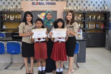 Siswa SD Global Prima Raih Prestasi Diajang Olimpiade SCE 2017