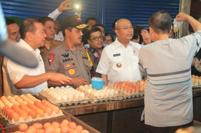 Kapolda Sumut Bersama Wali Kota Tinjau Pusat Pasar dan Pasar Petisah