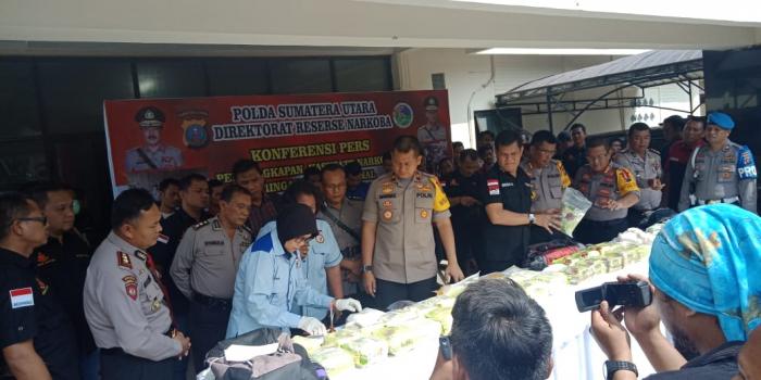 41,5 Kg Sabu Gagal Beredar, 9 Orang Ditangkap