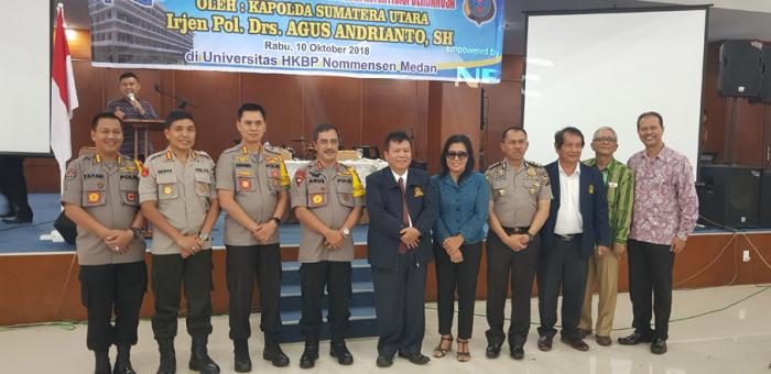 Kapoldasu: Mahassiwa Nommensen Medan Harus Punya Wawasan Kebangsaan Yang Tinggi