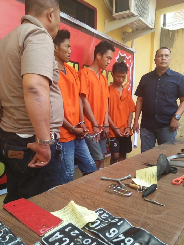 3 Pelaku Curat Ditangkap Polsek Patumbak, 2 Ditembak