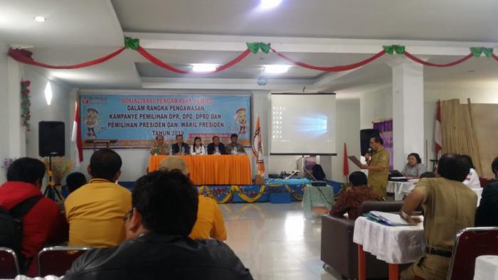 Menuju Pemilu 2019: Bawaslu Humbahas Gelar Sosialisasi Pengawasan Kampanye