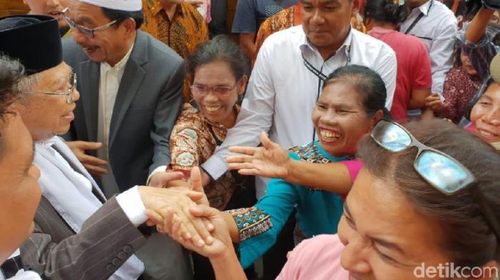 Ma'ruf Amin di Balige