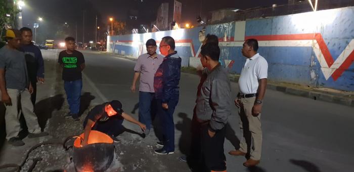 Perhatikan! Jalan Guru Patimpus Kembali Satu Arah Lebarkan Jalan Median Dibongkar