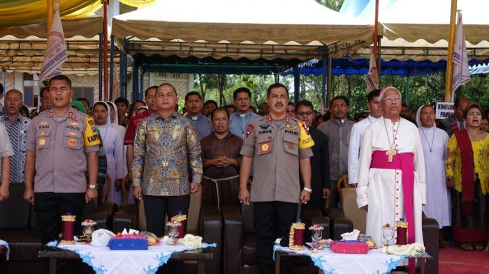 Kapolda Sumut Hadiri Pesparani Tapteng