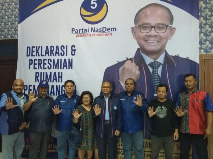 Edwin P Situmorang Resmikan Rumah Pemenangan Menuju Senayan