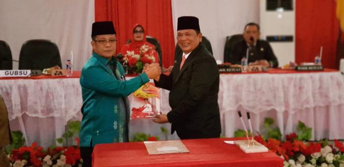DPRD Padang Sidempuan Gelar Paripurna Istimewa Serah Terima Jabatan Walikota