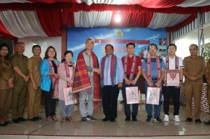 Bupati Rapidin Simbolon sambut Rombongan Tourism Promotion Organization 