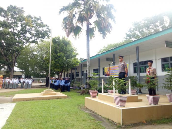 Hari Sumpah Pemuda, Ini Arahan Kasat Reskrim Polres Labuhanbatu di SMA Negeri 2 Rantau Selatan