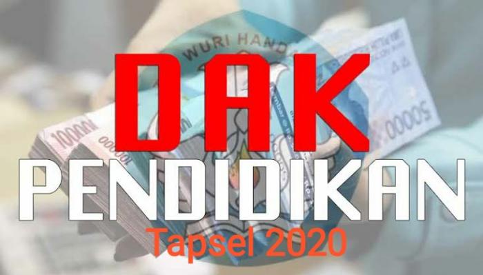 DAK Fisik Pendidikan Tahun 2020 Tapsel Diduga Jadi "Bancakan" Oknum