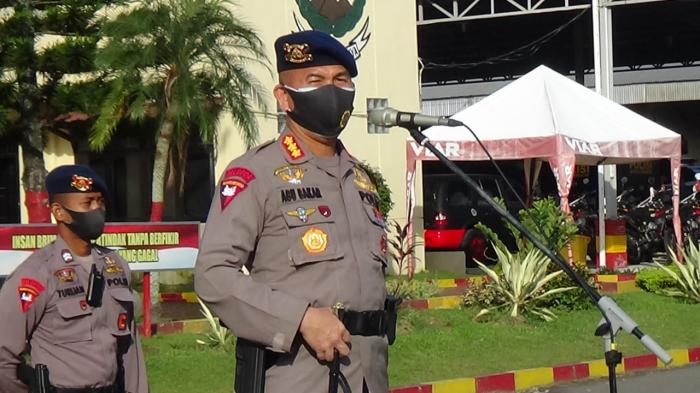 Antisipasi Unras Penolakan UU Cipta Kerja Di Medan, Brimob Polda Sumut Disiagakan