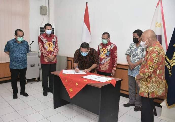 Lindungi Kekayaan Intelektual, Pemerintah Kota Gunungsitoli Dan Kemenkumham Laksanakan Perjanjian Kerja Sama