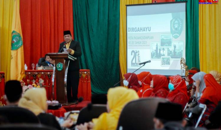 3 Tahun Memimpin Kota Padangsidimpuan, Walikota Sampaikan Capaian Ini